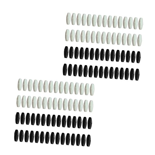 DOITOOL 3 Sätze Diy Sicherheitsverschlüsse Große Schwarze Große Weiße Kunststoff Schnellverschlüsse Für Kleidung Lanyards Und Bastelprojekte Robuste Und Langlebige 100 Stück * 3 von DOITOOL