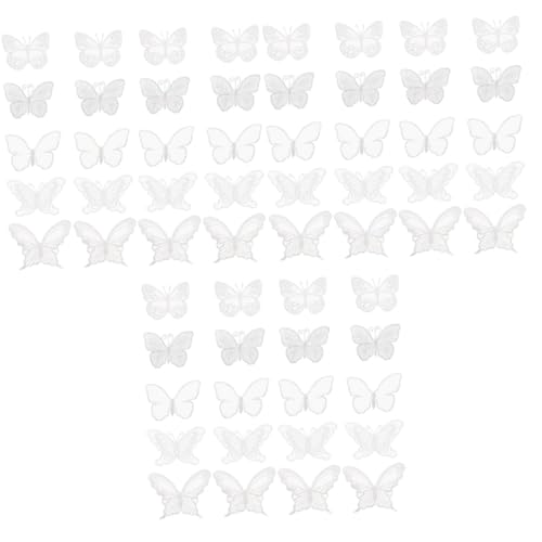 DOITOOL 3 Sätze Diy Stoffaufnäher Schmetterlings Applikationen Für Hochzeitskleider Kleidung Bastelprojekte Mehrere Designs Für Kunst Und Handwerk 50 Stück * 3 von DOITOOL