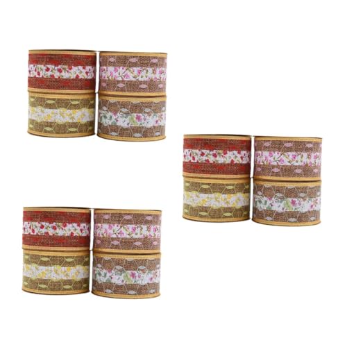 DOITOOL 3 Sätze Doppel Lagen Lace Braided Polyester Band Im Mixed Color Diy Wickelmaterial Für Hochzeitsdekorationen Scrapbooking Und Bastelprojekte Yards Pro Rolle 4 Rollen * 3 DOITOOL 3 Sätze Doppel Lagen Lace Braided Polyester Band Im Mixed Color Diy Wickelmaterial Für Hochzeitsdekorationen Scrapbooking Und Bastelprojekte Yards Pro Rolle 4 Rollen * 3 von DOITOOL