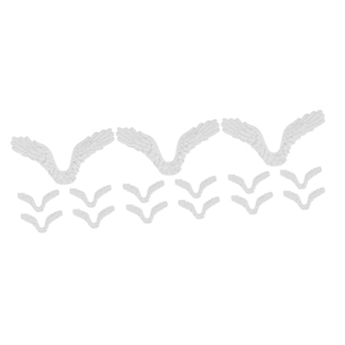 DOITOOL 3 Sätze Engelsflügel Dekorationen Diy Engel Zubehör Kunststoff Weiße Engel Für Bastelprojekte Weihnachtsfeier Und Heimdekoration Und Bastelaccessoires 5 Stück * 3 DOITOOL 3 Sätze Engelsflügel Dekorationen Diy Engel Zubehör Kunststoff Weiße Engel Für Bastelprojekte Weihnachtsfeier Und Heimdekoration Und Bastelaccessoires 5 Stück * 3 von DOITOOL