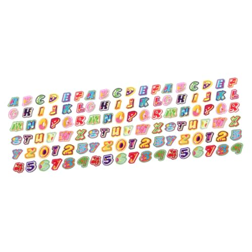 DOITOOL 3 Sätze Englischer Brief Patch Gestickte Aufnäher Buchstaben-stickerei-patch Der Patch Stickereiflecken Für Kleidung Buchstabenapplikationen Patches Für Jacken Nähen Name Filzstoff von DOITOOL