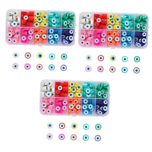 DOITOOL 3 Sätze Evil Eye Perlen Diy Schmuckperlen Für Armbänder Und Vielseitige Spacer Beads Für Bastelprojekte 150 Stück * 3 DOITOOL 3 Sätze Evil Eye Perlen Diy Schmuckperlen Für Armbänder Und Vielseitige Spacer Beads Für Bastelprojekte 150 Stück * 3 von DOITOOL