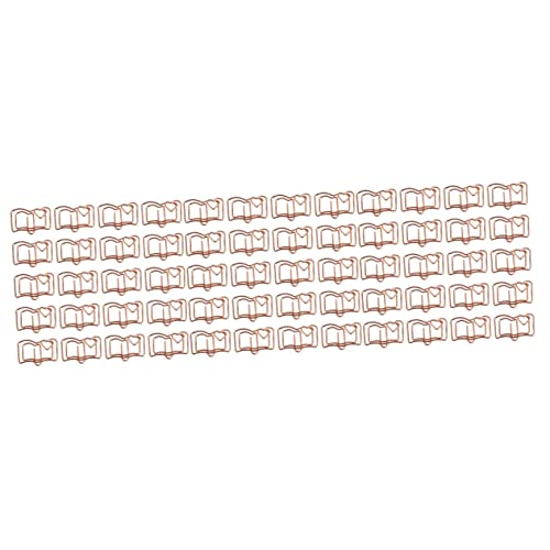 DOITOOL 3 Sätze Geformte Büroklammer Bookmarks Book Marks Bücherzeichen Dekoklammern Memo-clip Schicke Büroklammern Ticketinhaber Buchförmige Rostfreier Stahl Golden 20 Stück * 3 DOITOOL 3 Sätze Geformte Büroklammer Bookmarks Book Marks Bücherzeichen Dekoklammern Memo-clip Schicke Büroklammern Ticketinhaber Buchförmige Rostfreier Stahl Golden 20 Stück * 3 von DOITOOL
