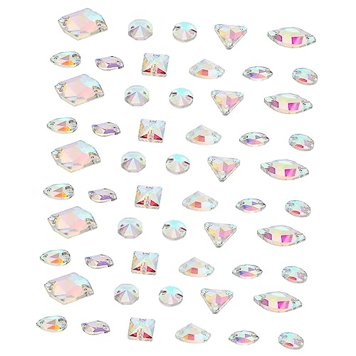 DOITOOL 3 Sätze Glasperlen Für Handarbeiten Doppelloch Buttons Und Bastelzubehör Für Schmuck Kleidung Und Dekoration Gemischte Stile 120 Stück * 3 von DOITOOL