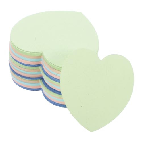 DOITOOL 3 Sätze Handgeschriebene Herzkarte Herzförmige Grußkarten Pinnwand- Leere Dankeskarten Handgeschriebene Nachrichtenkarten Herzförmige Karten Liebe Herz Grußkarten Papier von DOITOOL