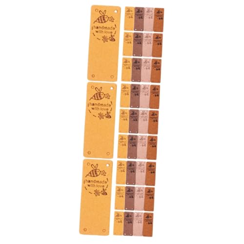 DOITOOL 3 Sätze Handmade Labels Für Kleidung Weiche Und Flexible Etiketten Für Diy Projekte Zum Annähen Kleidung Taschen Und Mehr 40 Stück * 3 von DOITOOL