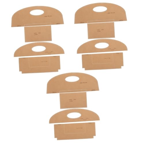 DOITOOL 3 Sätze Handtasche Zeichenvorlage Handtaschen-Vorlage Vorlagen für die Herstellung von Tragetaschen Produktionsvorlage für Tragetasche Tragetaschen-DIY-Muster Kraftpapier Orange DOITOOL 3 Sätze Handtasche Zeichenvorlage Handtaschen-Vorlage Vorlagen für die Herstellung von Tragetaschen Produktionsvorlage für Tragetasche Tragetaschen-DIY-Muster Kraftpapier Orange von DOITOOL
