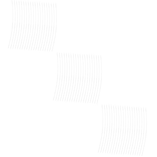 DOITOOL 3 Sätze Heiße Schmelzbindungsstreifen Heißklebestifte Klebeband Klebestreifen Bindestreifen Buchreparaturband Bindungsband Klebstreifenbuch Heißschmelzkleber Weiß 20 Stück * 3 von DOITOOL