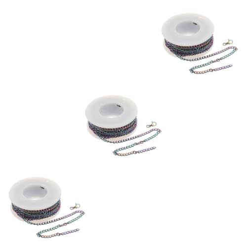 DOITOOL 3 Sätze Ketten Zubehör für DIY Armbänder Karabinerhaken für Schmuckherstellung Langlebig und Leicht zu Verarbeiten von DOITOOL