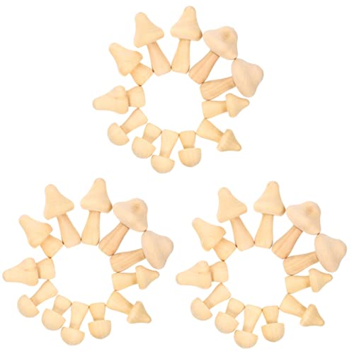 DOITOOL 3 Sätze Kleine Holzpilzschmuckstücke Pilz Zeug Wachsend Pilz Handwerk Leere Pilzverzierungen Pilze Mini Pilzkugeln Unlackiertes Pilzhandwerk Zum Selbermachen Pilzfigur 12 Stück * 3 DOITOOL 3 Sätze Kleine Holzpilzschmuckstücke Pilz Zeug Wachsend Pilz Handwerk Leere Pilzverzierungen Pilze Mini Pilzkugeln Unlackiertes Pilzhandwerk Zum Selbermachen Pilzfigur 12 Stück * 3 von DOITOOL