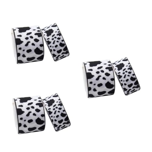 DOITOOL 3 Sätze Kuhmuster Geschenkband Diy Bastelband Für Dekoration Geschenkverpackung Kränze Bouquets Und Mehr Yards Pro Langlebig 2 Rollen * 3 DOITOOL 3 Sätze Kuhmuster Geschenkband Diy Bastelband Für Dekoration Geschenkverpackung Kränze Bouquets Und Mehr Yards Pro Langlebig 2 Rollen * 3 von DOITOOL