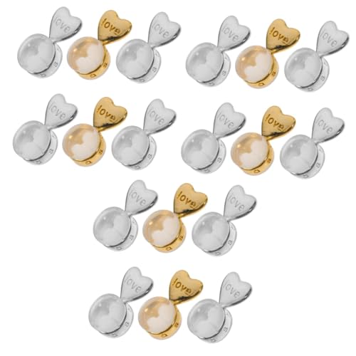 DOITOOL 3 Sätze Liebesohrring -kleberstecker Herz-ohrrücken Ersatz Sicherheits-ohrring-verschlüsse Für Ohrstecker Durchbohrte Ohrstecker Zurück Frauen Ohrring Zurück Kieselgel 6 Stück * 3 von DOITOOL