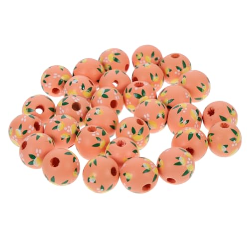 DOITOOL 3 Sätze Limonenmuster Holzperlen Diy Bunte Holzperlen Mit Hanfseil Und Quaste Für Kreative Bastelprojekte Für Schmuckherstellung Und Dekoration 30 Stück * 3 DOITOOL 3 Sätze Limonenmuster Holzperlen Diy Bunte Holzperlen Mit Hanfseil Und Quaste Für Kreative Bastelprojekte Für Schmuckherstellung Und Dekoration 30 Stück * 3 von DOITOOL