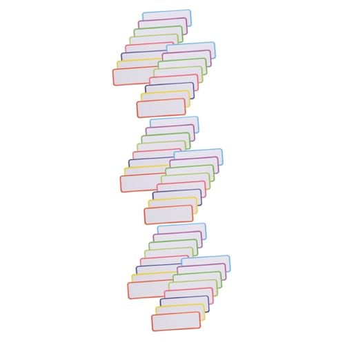 DOITOOL 3 Sätze Magnetische Beschriftungsetiketten Für Whiteboards Wiederverwendbare Abwischbare Memo Tags Je Für Kühlschrank Und Organisation 54 Stück * 3 DOITOOL 3 Sätze Magnetische Beschriftungsetiketten Für Whiteboards Wiederverwendbare Abwischbare Memo Tags Je Für Kühlschrank Und Organisation 54 Stück * 3 von DOITOOL