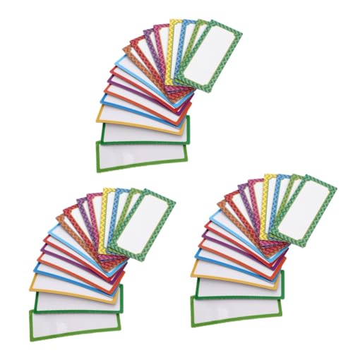 DOITOOL 3 Sätze Magnetische Namensschilder Teilig Wiederverwendbare Beschreibbare Etiketten Für Klassenzimmer Und Küchen Für Magnetische Oberflächen 16 Stück * 3 DOITOOL 3 Sätze Magnetische Namensschilder Teilig Wiederverwendbare Beschreibbare Etiketten Für Klassenzimmer Und Küchen Für Magnetische Oberflächen 16 Stück * 3 von DOITOOL