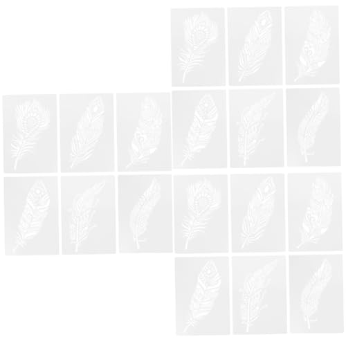 DOITOOL 3 Sätze Malvorlage Für Wiederverwendbar Und Wand Malschablonen Federmuster-schablonen Federmuster-malschablone Malschablone Zum Selbermachen Das Haustier 6 Stück * 3 DOITOOL 3 Sätze Malvorlage Für Wiederverwendbar Und Wand Malschablonen Federmuster-schablonen Federmuster-malschablone Malschablone Zum Selbermachen Das Haustier 6 Stück * 3 von DOITOOL