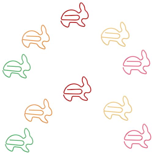 DOITOOL 3 Sätze Metall Rabbit Papierclips Kreative Büroklammern Lustiger Form Für Notizen Und Dokumente Für Schule Und Bürobedarf 20 Stück * 3 DOITOOL 3 Sätze Metall Rabbit Papierclips Kreative Büroklammern Lustiger Form Für Notizen Und Dokumente Für Schule Und Bürobedarf 20 Stück * 3 von DOITOOL