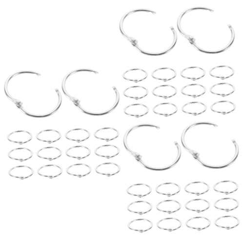DOITOOL 3 Sätze Metallringe Buchringe Binder Ringe Für Loseblatt Karteikarten Scrapbook Und Diy Projekte Innendurchmesser Stabil Und Einfach Zu Bedienen Für Verschiedene 20 Stück * 3 DOITOOL 3 Sätze Metallringe Buchringe Binder Ringe Für Loseblatt Karteikarten Scrapbook Und Diy Projekte Innendurchmesser Stabil Und Einfach Zu Bedienen Für Verschiedene 20 Stück * 3 von DOITOOL