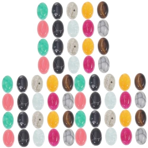 DOITOOL 3 Sätze Natürliche Cabochons Perlen Echtem Stein Ovaler Flachboden Diy Schmuckzubehör Zufällige Farben Für Handarbeiten Und Dekoration Zufällige Farbe 20 Stück * 3 DOITOOL 3 Sätze Natürliche Cabochons Perlen Echtem Stein Ovaler Flachboden Diy Schmuckzubehör Zufällige Farben Für Handarbeiten Und Dekoration Zufällige Farbe 20 Stück * 3 von DOITOOL