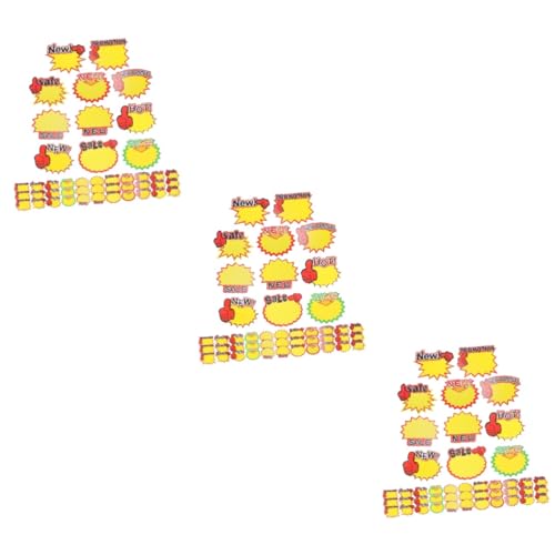 DOITOOL 3 Sätze Preisetiketten Für Supermärkte Selbstklebende Preisschilder Für Einzelhandel Verkaufsförderung Leicht Beschreibbar Abwischbar Sicher Benutzerfreundlich 600 Stück * 3 DOITOOL 3 Sätze Preisetiketten Für Supermärkte Selbstklebende Preisschilder Für Einzelhandel Verkaufsförderung Leicht Beschreibbar Abwischbar Sicher Benutzerfreundlich 600 Stück * 3 von DOITOOL