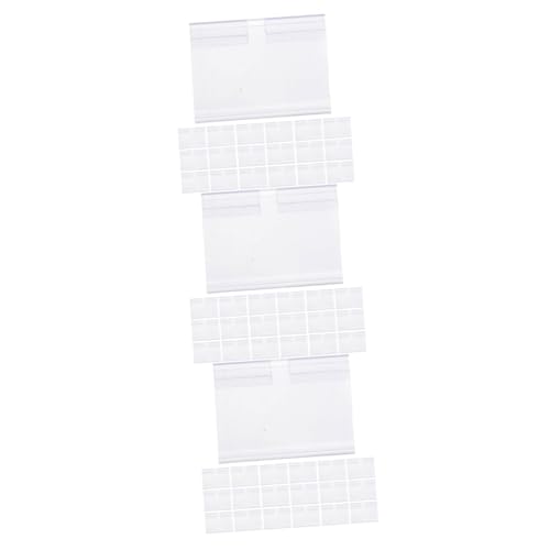 DOITOOL 3 Sätze Preisetiketten Halterung Aus Etikettenclips Für Regale Preisdisplay Für Supermärkte Und Geschäfte Einfach Beschriftbar Für Verkaufsaktionen 50 Stück * 3 von DOITOOL