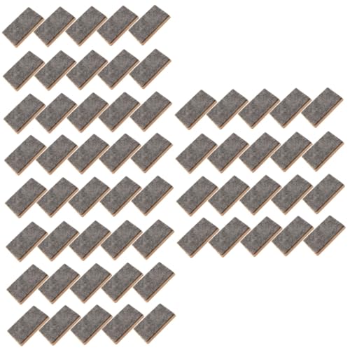 DOITOOL 3 Sätze Radiergummi Drinnen Büro Planke Tafellöscher Aus Holz Tafelreiniger Blackboard Eraser Trockenlöscher Für Schwarze Tafeln Bambus 20 Stück * 3 von DOITOOL