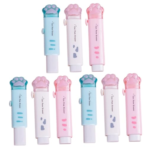 DOITOOL 3 Sätze Radiergummi Für Katzen Pfoten Haustier Radiergummis Reinigung Gummis Für Rosa Weiß Schulversorgung Einziehbarer Radiergummi Süßer Schultiergummi 3 Stück * 3 DOITOOL 3 Sätze Radiergummi Für Katzen Pfoten Haustier Radiergummis Reinigung Gummis Für Rosa Weiß Schulversorgung Einziehbarer Radiergummi Süßer Schultiergummi 3 Stück * 3 von DOITOOL