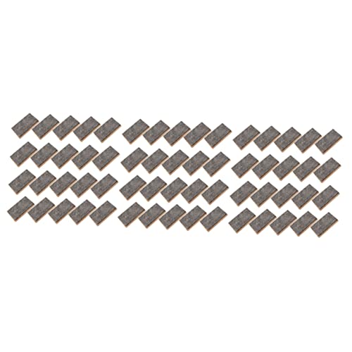 DOITOOL 3 Sätze Radiergummi Planke Büro Drinnen Trockenlöscher Für Schwarze Tafeln Tafellöscher Aus Holz Tafelreiniger Bambus 20 Stück * 3 von DOITOOL