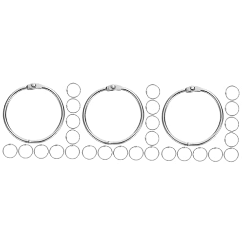 DOITOOL 3 Sätze Ringbuch-ring Lose Blattbindemittel Schlüsselringe Bindung Stichworte Für Mini-binderringe Metallbinderringe Scrapbook Binder Ringe Kleine Binderinge Silber 20 Stück * 3 DOITOOL 3 Sätze Ringbuch-ring Lose Blattbindemittel Schlüsselringe Bindung Stichworte Für Mini-binderringe Metallbinderringe Scrapbook Binder Ringe Kleine Binderinge Silber 20 Stück * 3 von DOITOOL