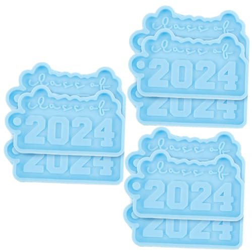 DOITOOL 3 Sätze Schlüsselanhänger Form Einfach Schlüsselbundschimmel Schlüsselanhänger-zubehör Herstellung Reiz Diy -handwerksbedarf Formen Für Epoxidharz Kieselgel Himmelblau 3 Stück * 3 von DOITOOL