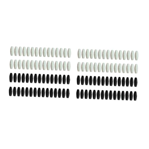 DOITOOL 3 Sätze Sicherheitsverschluss Kunststoff Verbindungsschnallen Für Diy Handwerk Große Schwarze Weiße Clips Für Armbänder Schlüsselanhänger Und Mehr 100 Stück * 3 von DOITOOL