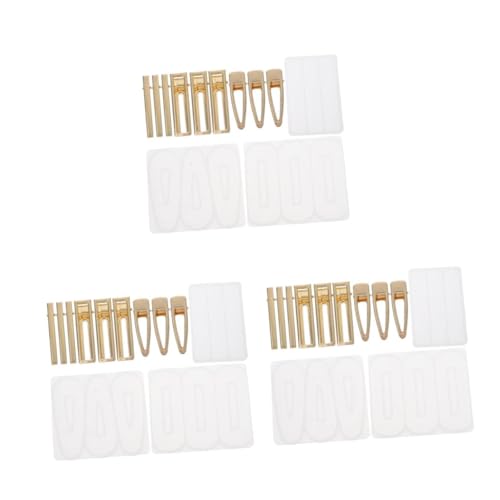 DOITOOL 3 Sätze Silikonformen Für Haarklammern Diy Epoxidharz Gießform Für Schmuck Und Haaraccessoires Formen Und Metall Haarclip Zubehörteilen 12 Stück * 3 DOITOOL 3 Sätze Silikonformen Für Haarklammern Diy Epoxidharz Gießform Für Schmuck Und Haaraccessoires Formen Und Metall Haarclip Zubehörteilen 12 Stück * 3 von DOITOOL