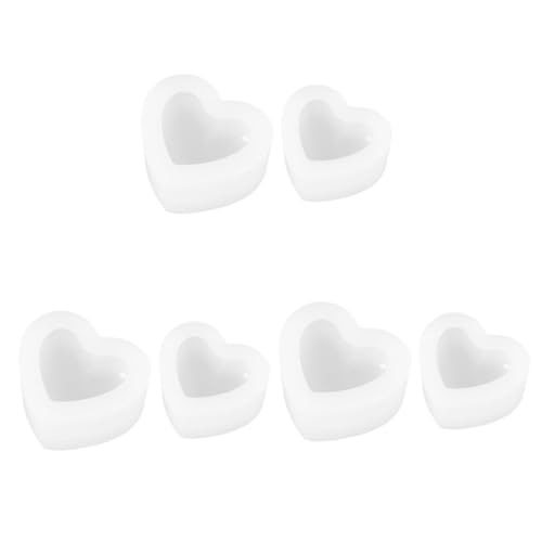 DOITOOL 3 Sätze Silikonformen Herzform Für Diy Große Und Kleine Gießformen Hochwertigem Silikon Für Kristall Epoxidharz Dekorationen Und Ornament Werkzeuge 2 Stück * 3 von DOITOOL