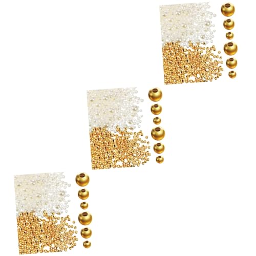 DOITOOL 3 Sätze Spacer Perlen Und Kleine Perlen Für Diy Schmuck Goldperlen Mischperlen Für Armbänder Und Bastelprojekte 900 Stück * 3 DOITOOL 3 Sätze Spacer Perlen Und Kleine Perlen Für Diy Schmuck Goldperlen Mischperlen Für Armbänder Und Bastelprojekte 900 Stück * 3 von DOITOOL