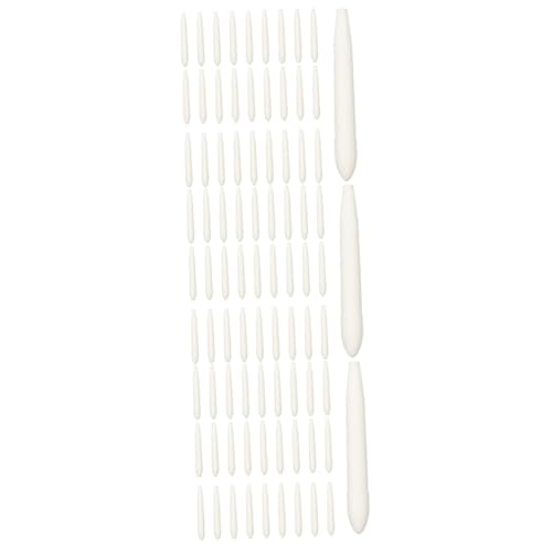 DOITOOL 3 Sätze Stiftspitze Austausch Malstiftspitzen Ersatzmarkierungsspitzen Ersatz Für Lackierstift Bußgeld Marker -nibs -tipps Feine Tippmarkierungen Ballaststoff Weiß 30 Stück * 3 von DOITOOL