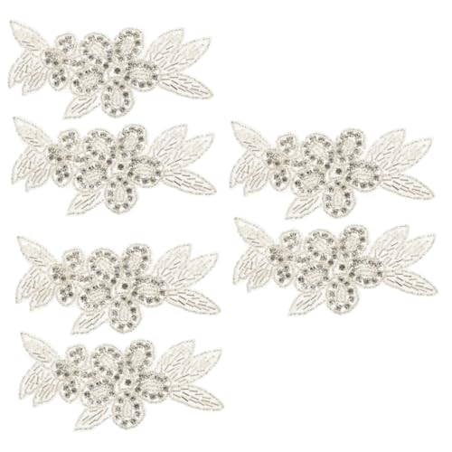 DOITOOL 3 Sätze Strass Patches Glitzer Blumen Applikationen Für Diy Kleidung Dekorationen Hochwertige Handarbeit Vielseitig Einsetzbar Für Hochzeitskleider Taschen Mäntel Und 2 Stücke * 3 DOITOOL 3 Sätze Strass Patches Glitzer Blumen Applikationen Für Diy Kleidung Dekorationen Hochwertige Handarbeit Vielseitig Einsetzbar Für Hochzeitskleider Taschen Mäntel Und 2 Stücke * 3 von DOITOOL