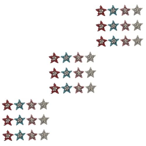 DOITOOL 3 Sätze Strass Sterne Aufnäher Zum Aufbügeln Glitzernde Diy Patches Für Kleidung Taschen Und Kostüme Stark Haftend Bunte Designs Zur Personalisierung 12 Stück * 3 DOITOOL 3 Sätze Strass Sterne Aufnäher Zum Aufbügeln Glitzernde Diy Patches Für Kleidung Taschen Und Kostüme Stark Haftend Bunte Designs Zur Personalisierung 12 Stück * 3 von DOITOOL