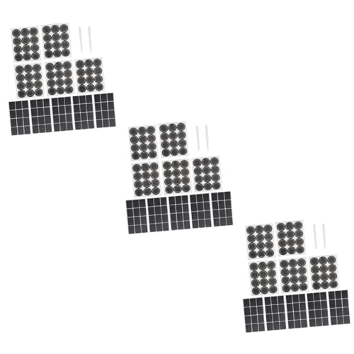 DOITOOL 3 Sätze Tafelaufkleber preisschild slico stickers stickers kindeküche aktenordner org runde etikettenaufkleber Verpackungsetiketten Unterrichtsvorräte Kupferplattenaufkleber Black von DOITOOL