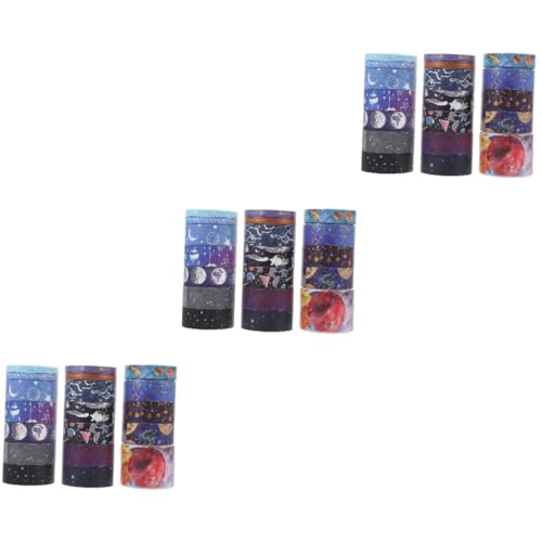 DOITOOL 3 Sätze Tape Set Scrapbooking Bastelband Handwerk Scrapbook-klebebänder Selber Machen Buch Washi Tape Notizbuch Diy Washi Tape Patch Aus Japanischem Papier 19 Rollen * 3 von DOITOOL