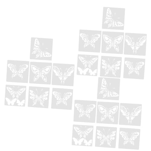 DOITOOL 3 Sätze Teiliges Bastelset Mit Schablonen Für Kreative Malerei Wiederverwendbare Schablonen Für Diy Kunst Für Wände Karten Und Stoffe Fördert Kreativität Und 7 Stücke * 3 DOITOOL 3 Sätze Teiliges Bastelset Mit Schablonen Für Kreative Malerei Wiederverwendbare Schablonen Für Diy Kunst Für Wände Karten Und Stoffe Fördert Kreativität Und 7 Stücke * 3 von DOITOOL