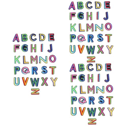 DOITOOL 3 Sätze Teiliges Buchstaben Stickerei Patches Zum Aufbügeln Diy Dekoration Für Kleidung Taschen Und Mehr Vielseitig Einsetzbare Applikationen Mit Bunten Designs 26 Stück * 3 DOITOOL 3 Sätze Teiliges Buchstaben Stickerei Patches Zum Aufbügeln Diy Dekoration Für Kleidung Taschen Und Mehr Vielseitig Einsetzbare Applikationen Mit Bunten Designs 26 Stück * 3 von DOITOOL