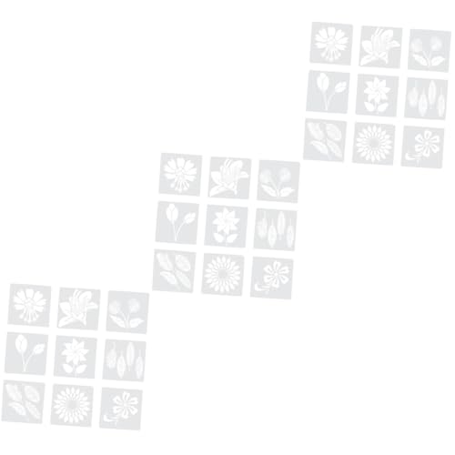 DOITOOL 3 Sätze Teiliges Cartoon Malschablonen Für Wiederverwendbare Malvorlagen Mit Kreativen Motiven Für Jungen Und Mädchen Für Diy Projekte Scrapbooking Und Kunsthandwerk 18 Stück * 3 von DOITOOL