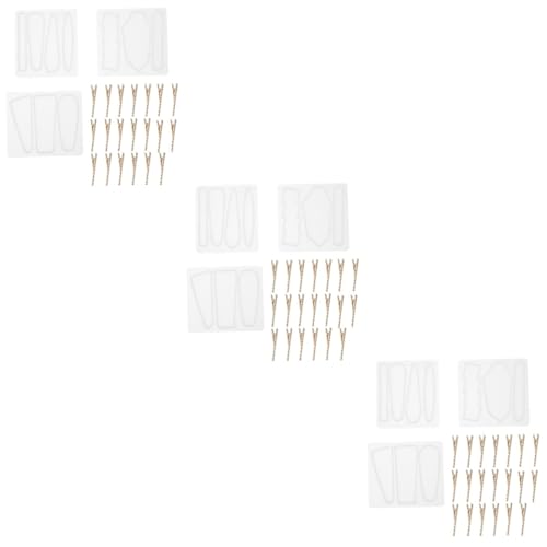 DOITOOL 3 Sätze Teiliges Diy Haarklammer Silikonform Set Multifunktionale Kreative Gießform Für Handgemachten Schmuck Für Bastelarbeiten Und Haaraccessoires 23 Stück * 3 von DOITOOL