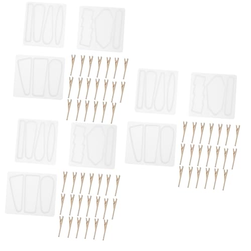DOITOOL 3 Sätze Teiliges Diy Haarspangen Mold Set Für Epoxidharz Kreative Formen Für Handgefertigte Haarklammern Und Schmuckdesigns Für Bastelprojekte Und 23 Stück * 3 von DOITOOL