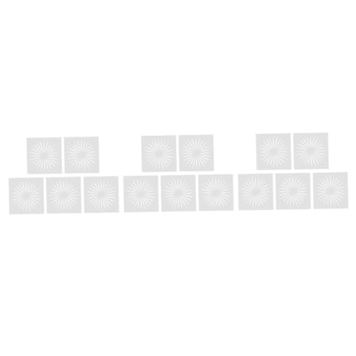 DOITOOL 3 Sätze Teiliges Diy Malschablonen Mit Sonnenmuster Wiederverwendbare Schablonen Für Kreative Malprojekte Und Bastelarbeiten 10 Stück * 3 von DOITOOL