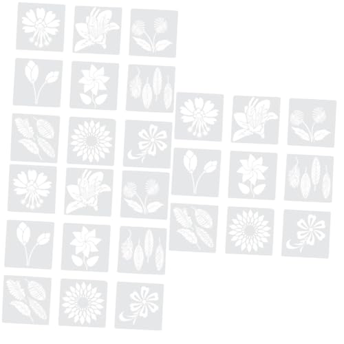 DOITOOL 3 Sätze Teiliges Diy Malvorlagen Für Cartoon Zeichenschablonen Kreativität Und Motorik Für Scrapbooking Und Bastelprojekte Gemischte Designs 18 Stück * 3 von DOITOOL