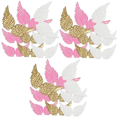 DOITOOL 3 Sätze Teiliges Engel Flügel Zubehör Für Diy Kostüme Rucksack Dekorationen Gold Rosa Weiß Für Bastelprojekte Und Partydekorationen 36 Stück * 3 DOITOOL 3 Sätze Teiliges Engel Flügel Zubehör Für Diy Kostüme Rucksack Dekorationen Gold Rosa Weiß Für Bastelprojekte Und Partydekorationen 36 Stück * 3 von DOITOOL