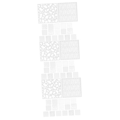 DOITOOL 3 Sätze Teiliges Geometrische Malvorlagen Stencils Wiederverwendbare Malvorlagen Für Wandkunst Diy Dekoration Und Bastelprojekte 18 Stück * 3 von DOITOOL