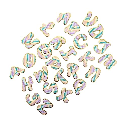 DOITOOL 3 Sätze Teiliges Gestickter Buchstaben Patches Für Kleidung Diy Applikationen Zum Aufbügeln Für Reparaturen Und Kreative Projekte Langlebig Und Vielseitig Einsetzbar 26 Stück * 3 von DOITOOL