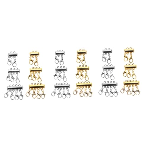 DOITOOL 3 Sätze Teiliges Magnetverschluss Für Verstellbare Trennverschlüsse Für Mehrschichtige Schmuckdesigns Für Farben 6 Stücke * 3 von DOITOOL